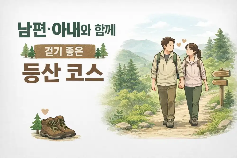 남편·아내와 함께 걷기 좋은 등산 코스