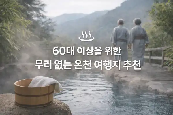 60대 이상을 위한 무리 없는 온천 여행지 추천
