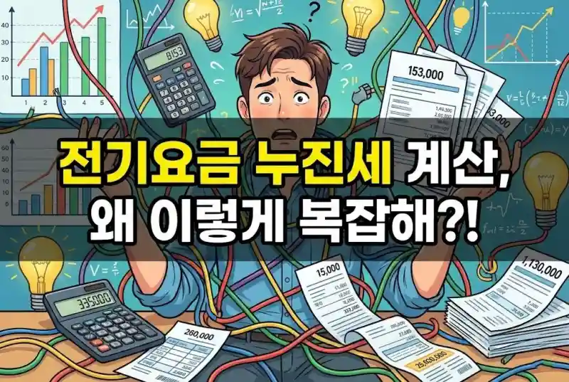 전기요금 누진제 계산 왜 이렇게 복잡할까?