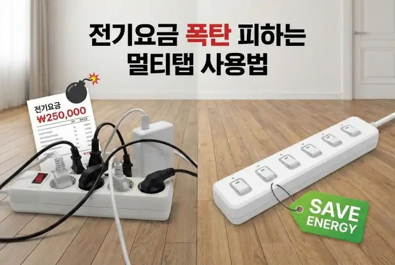 전기요금 폭탄 피하는 멀티탭 사용법