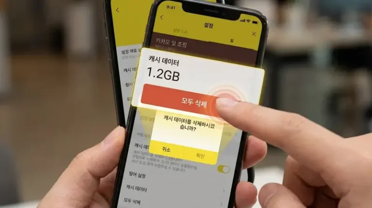 저장공간 관리 진입 과정