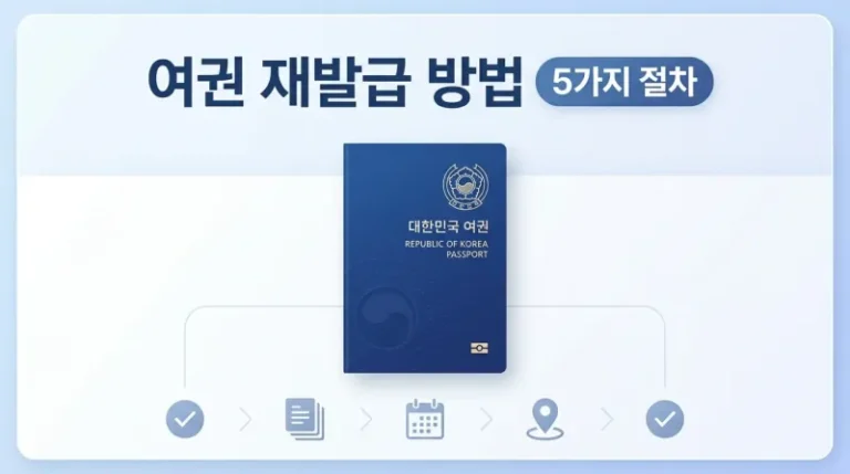 여권 재발급 방법 초보자도 쉽게 하는 5가지 절차