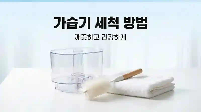 가습기 청소법 총정리