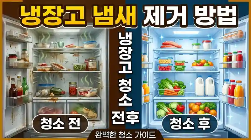 냉장고 냄새 없애는 법 총정리