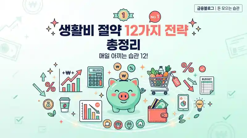 생활비 절약 필수 전략 12가지 총정리