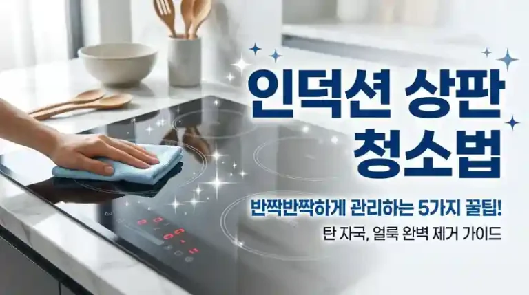 인덕션 상판 청소법