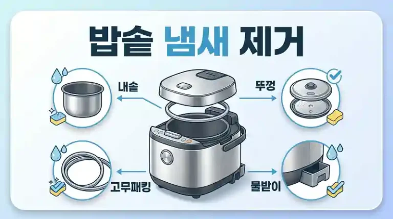 전기밥솥 냄새 없애는 법