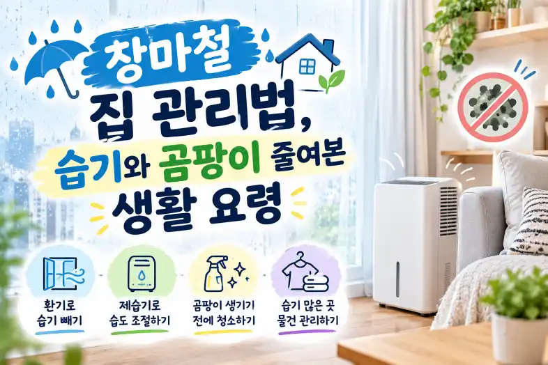 장마철 집 관리법
